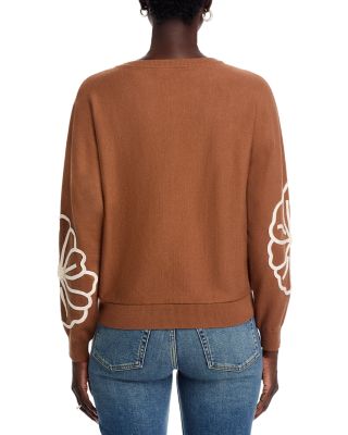 Floral Embroidered Sweater