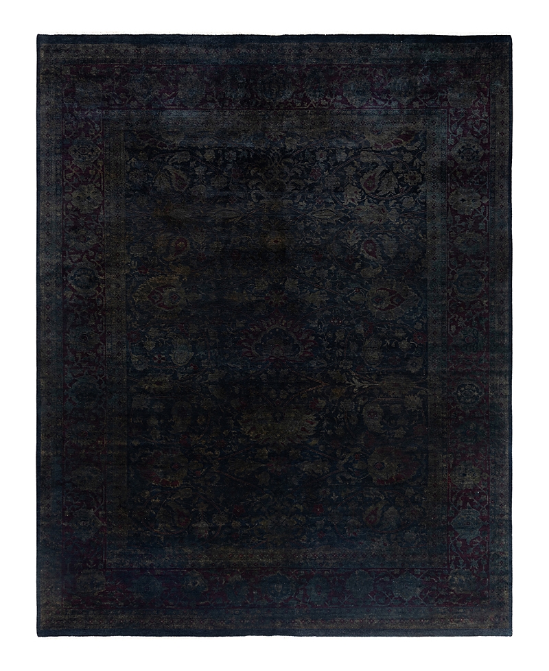Bloomingdale's Fine Vibrance M1149 Area Rug, 8'2x10'4 In Black