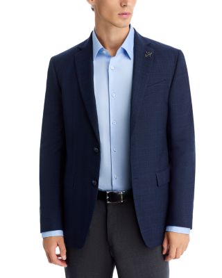 Slim Fit Tonal Plaid Sport Coat