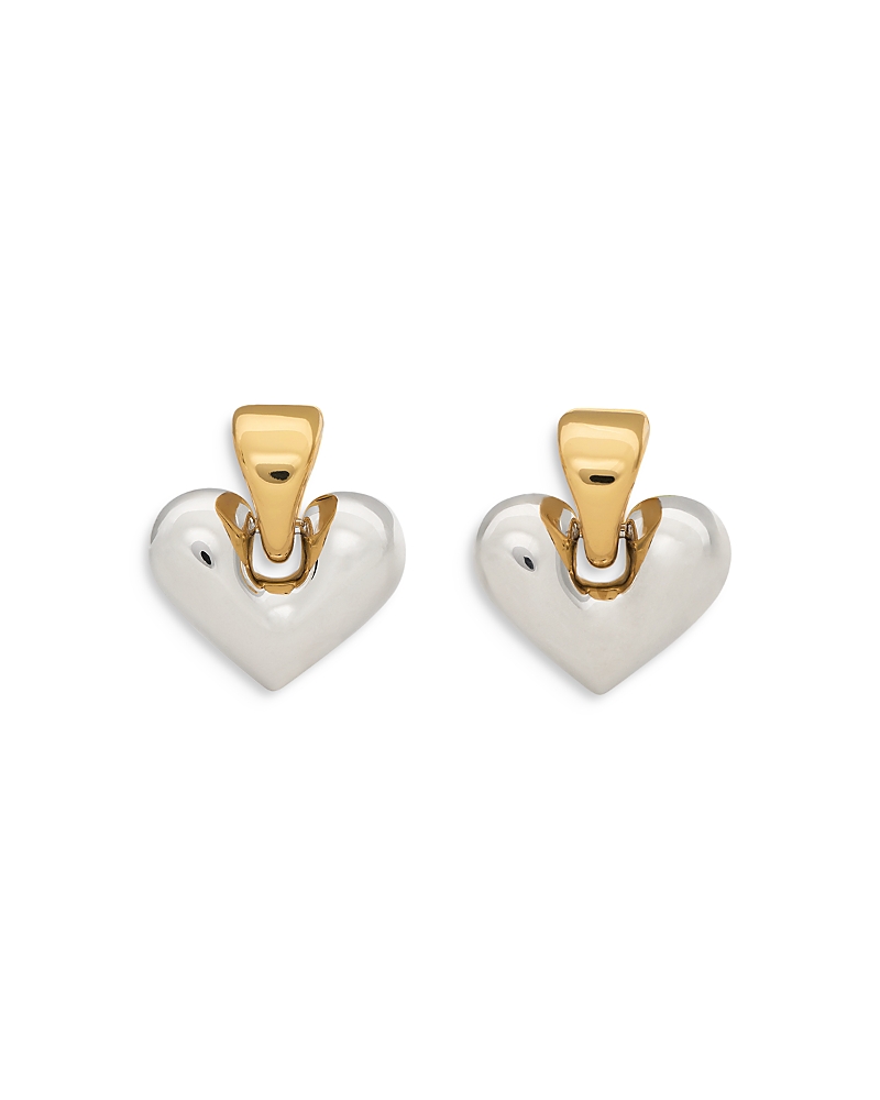 Kate Spade New York Sculpted Spade Statement Drop Earrings In Silver