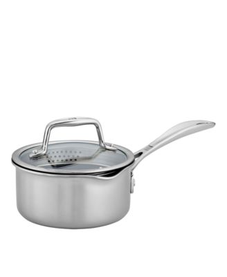 Clad CFX 10-Piece Stainless Steel Ceramic Nonstick Cookware Set 