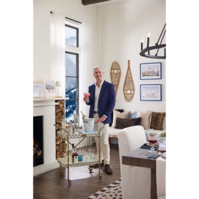 Gray Malin Ski Holiday Glass Tumblers, Set of 2 - Exclusive