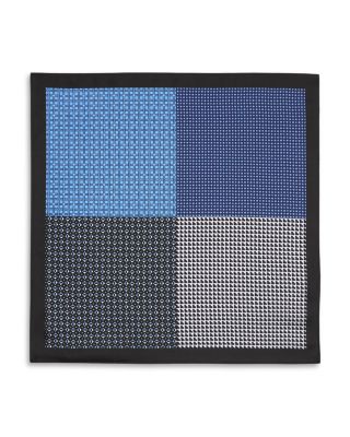 Geometric Quadrant Silk Pocket Square - Exclusive