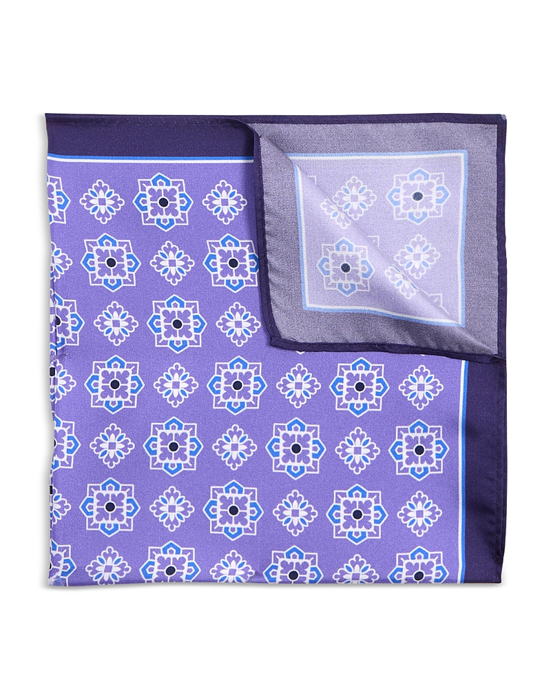 The Men's Store At Bloomingdale's Medallion Silk Pocket Square - Exclusive In Multi