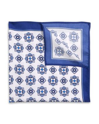 Medallion Silk Pocket Square - Exclusive