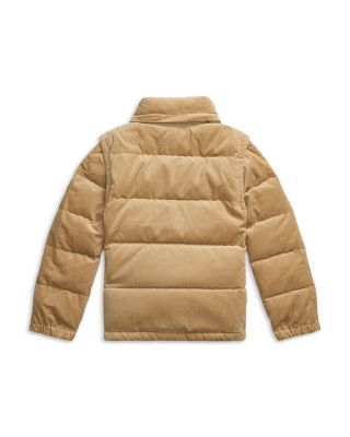 Boys' Convertible Corduroy Down Jacket - Big Kid