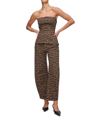 Miro Barrel High Rise Jeans in Leopard