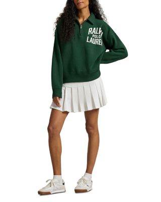 Logo Fleece Quarter Zip Sweatshirt