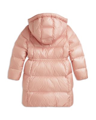 Girls' Down Hooded Long Jacket - Big Kid