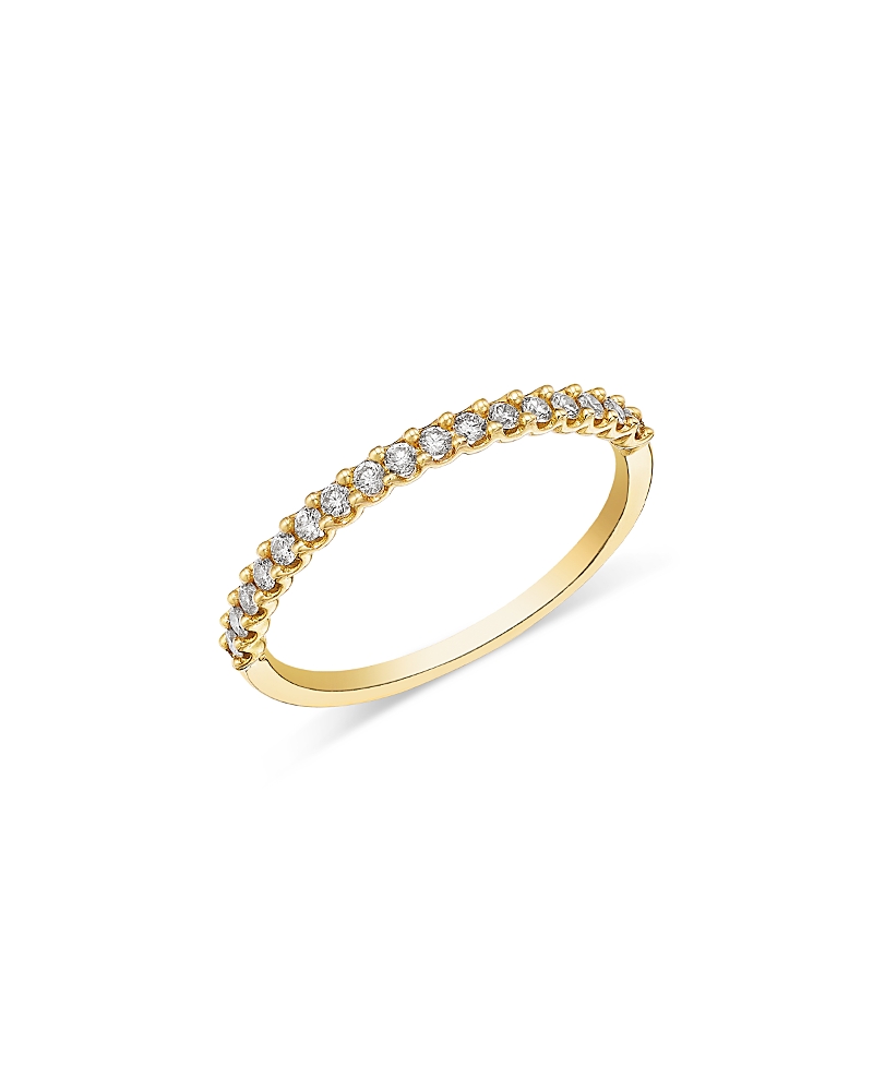 Bloomingdale's Fine Collection Diamond Stack Band in 14K Yellow Gold, 0.25 tcw