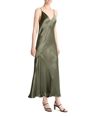 Paneled Bias Slip Dress