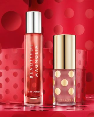 Beautiful Magnolia Joyful Lip Oil + Perfume Gift Duo Set ($76 value)