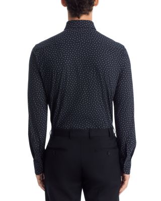 Hank Slim Fit Button-Front Performance Shirt