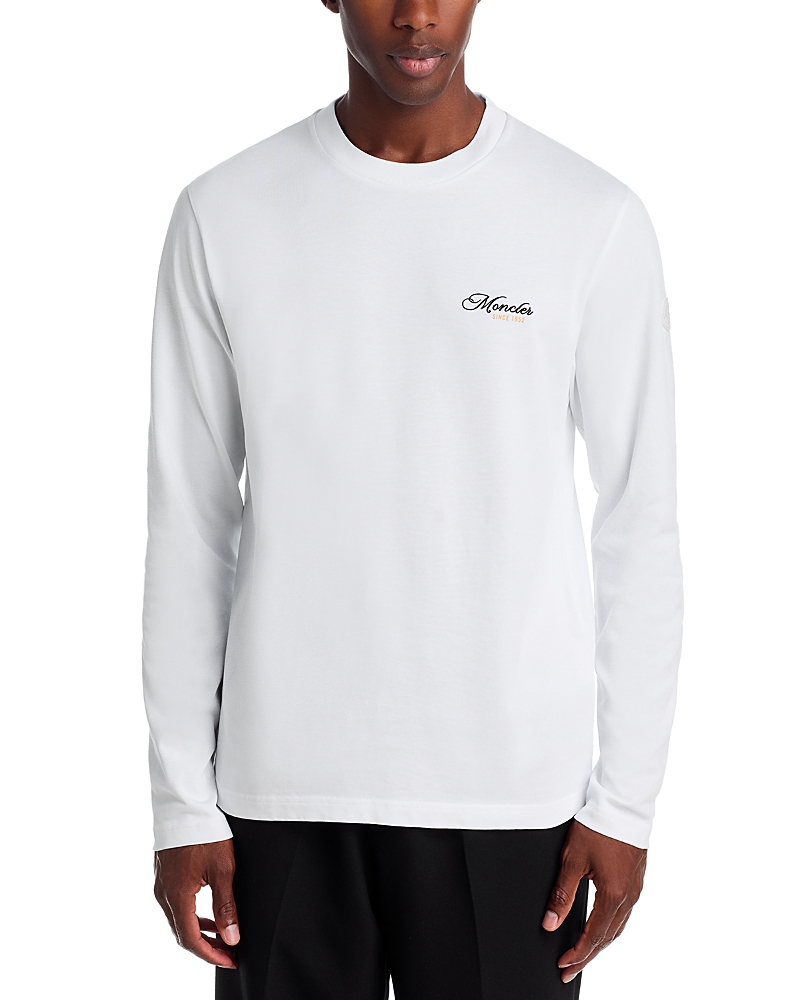 Moncler Long Sleeve Tee In White