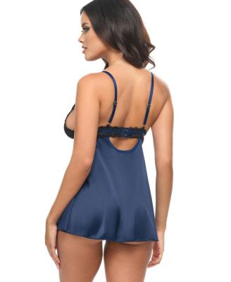 Iris Satin & Lace Babydoll