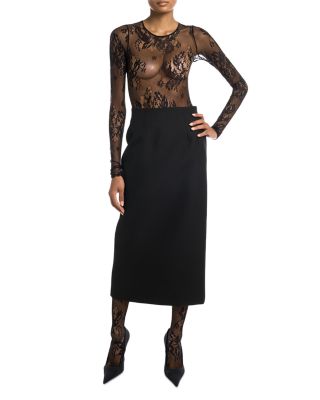 Pleated Mini Tweed Skirt - Exclusive