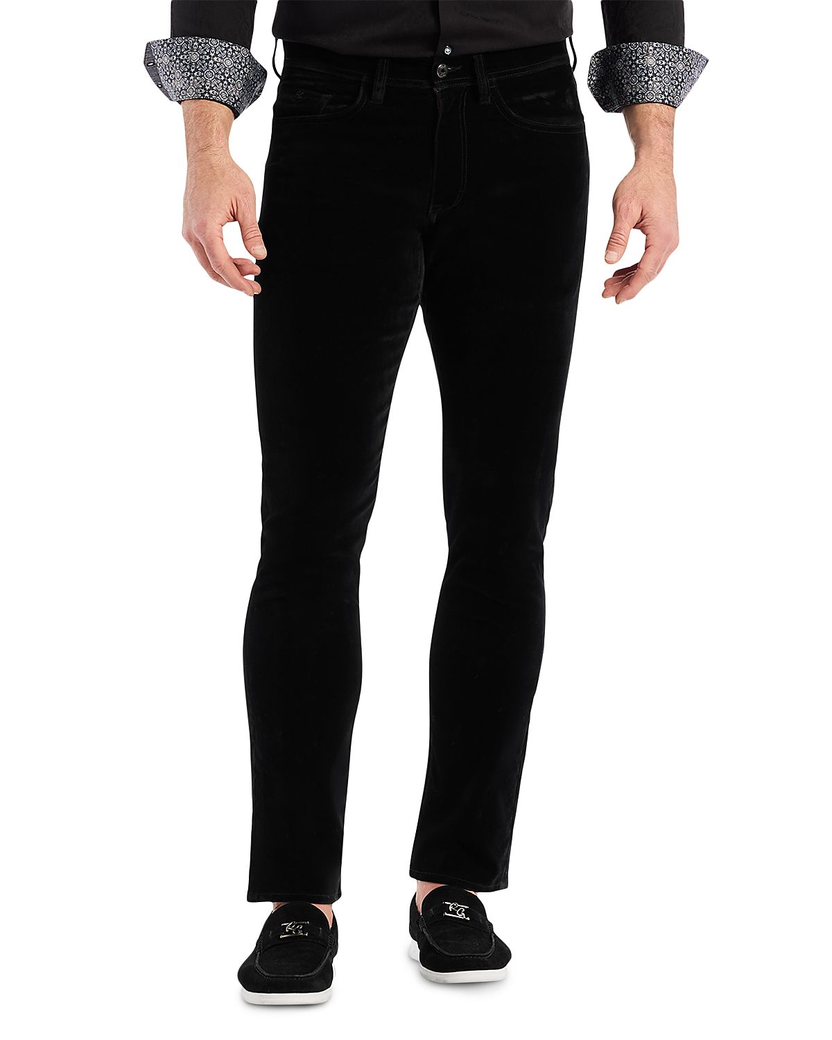 Robert Graham Celestial Straight Fit Velvet Pants