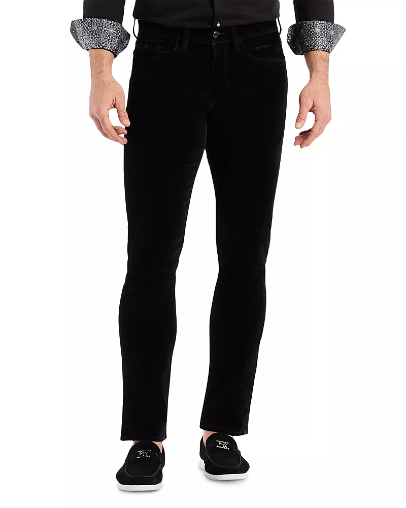 Robert Graham Celestial Straight Fit Velvet Pants
