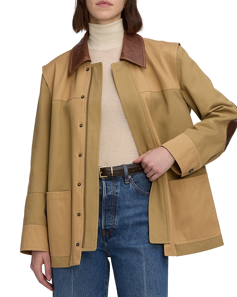 Frame The Chore Jacket In Brown