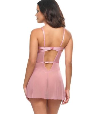 Flora Sheer Lace Babydoll