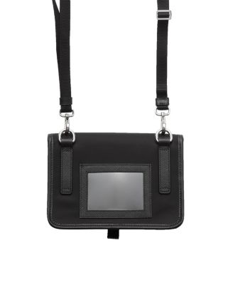  Re-Nylon and Saffiano Leather Smartphone Case