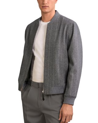 Baddow Chalk Stribe Bomber Jacket