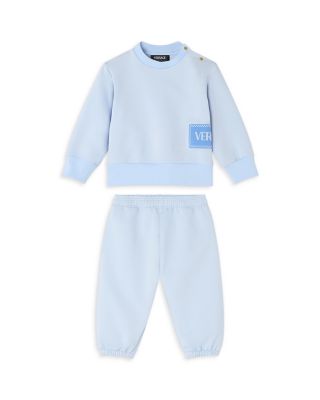 Unisex 90s Logo Baby Print Fleece Top &amp; Pants - Baby