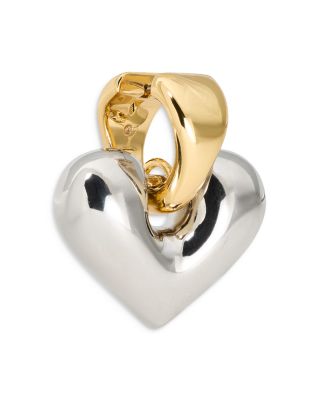 Sculpted Spade Statement Drop Earrings