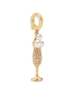One in a Million Champagne Glass Charm