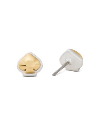 Sculpted Spade Mini Stud Earrings