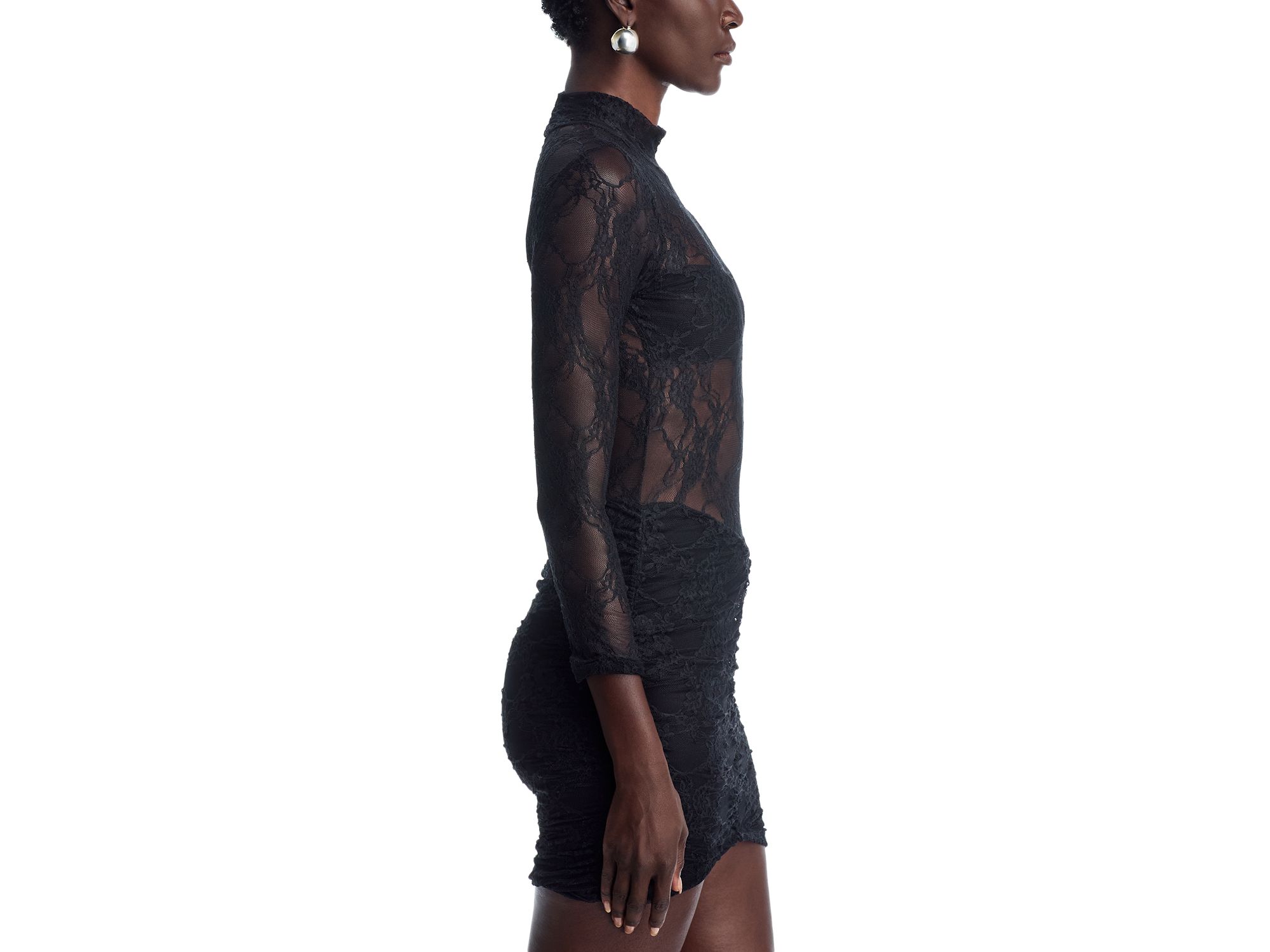 Drop Waist Lace Mini Dress — Image 5