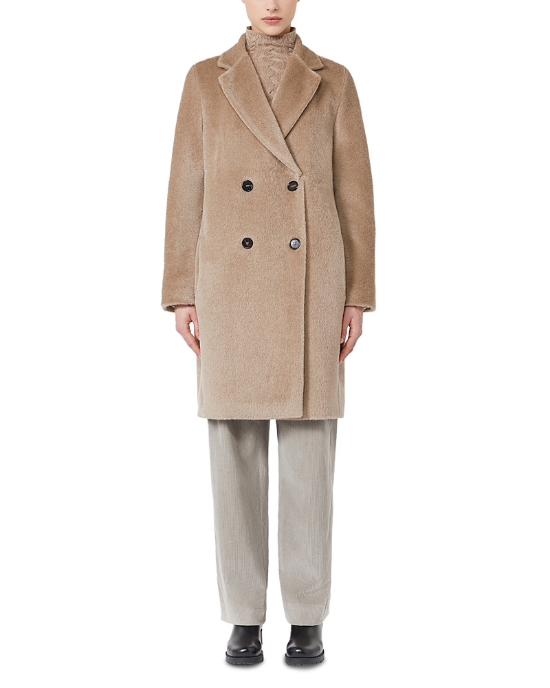 Max Mara Roseto Coat In Brown