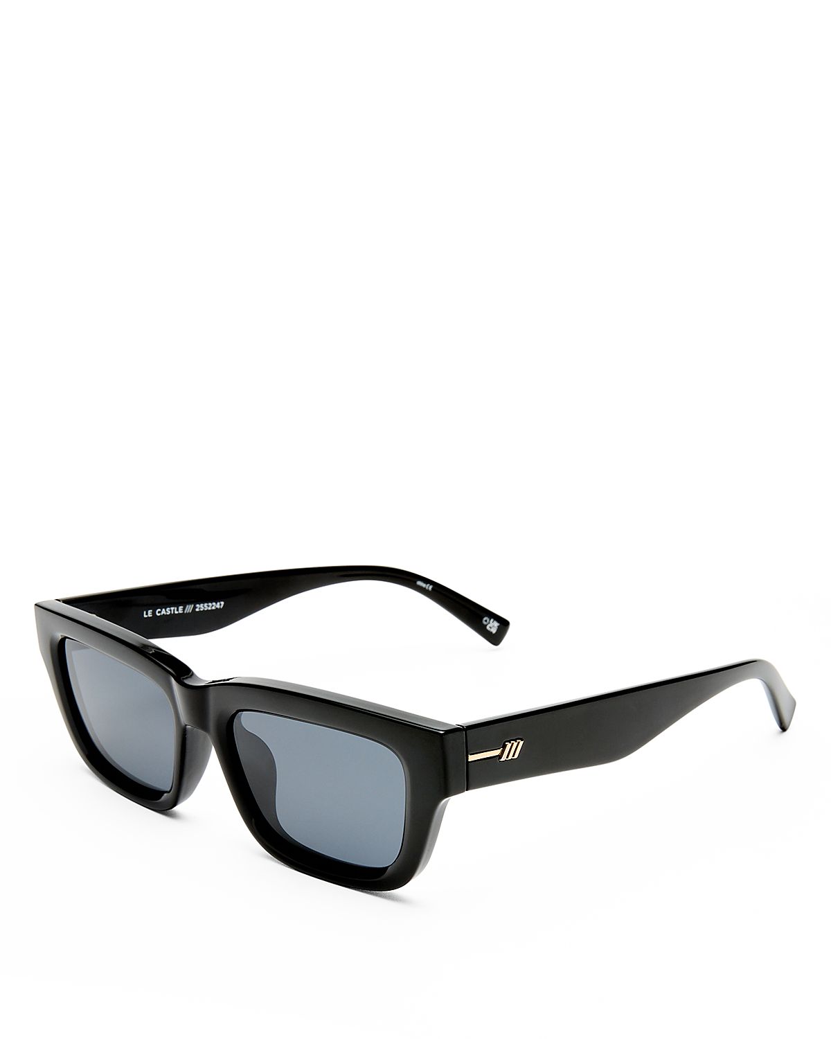 Le Specs Le Castle D Frame Sunglasses, 54mm