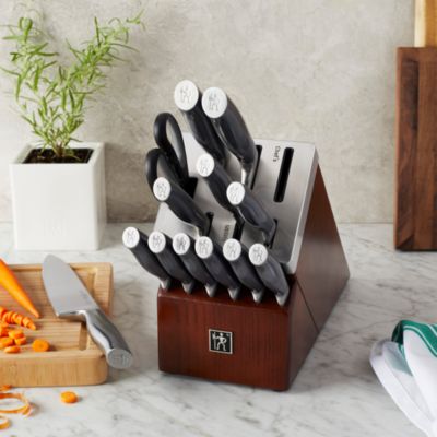 Graphite 14 Piece Self Sharpening Knife Block Set