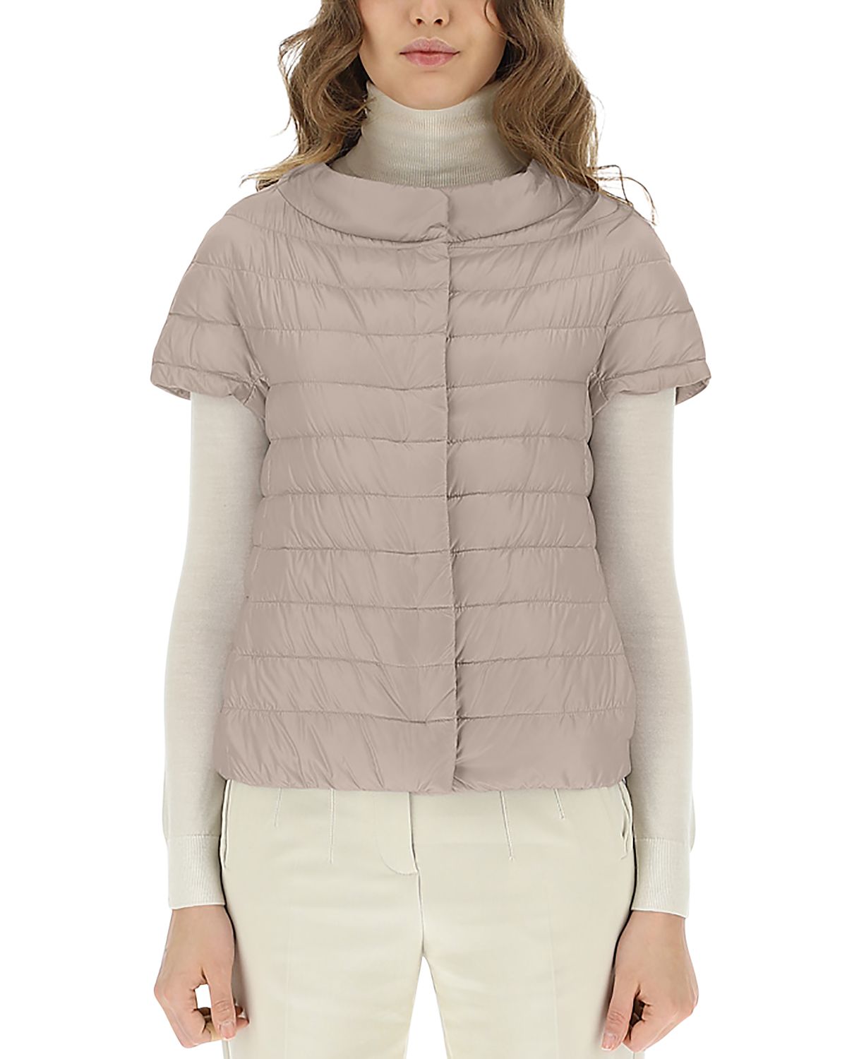 Herno Emelia Cap Sleeve Puffer Jacket