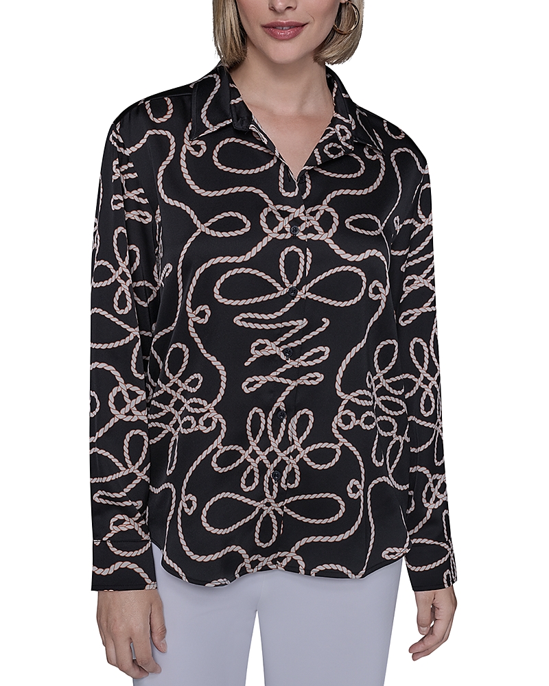Karl Lagerfeld Oversized Blouse In Multi