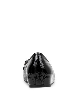 Women's Loriel Blue Leather Flats