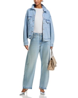 Baggy Dad Barrel Jeans in Dazzle Me
