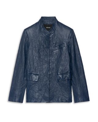 Veryn Cuir Froisse Leather Jacket