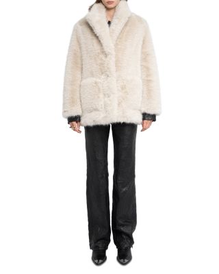 Fleur Faux Fur Coat