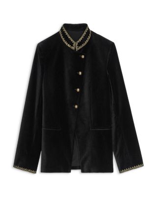 Verysa Velvet Blazer
