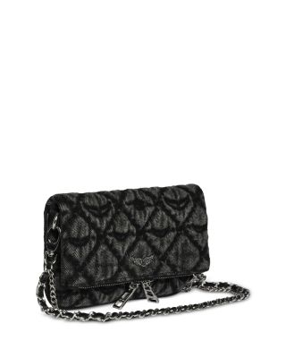 Rock Nano Denim Monogram Crossbody Bag