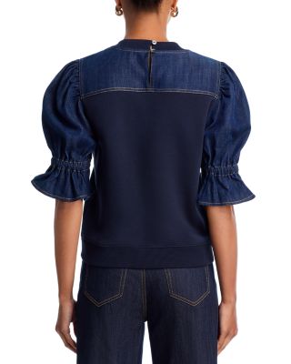 Blake Mixed Media Top