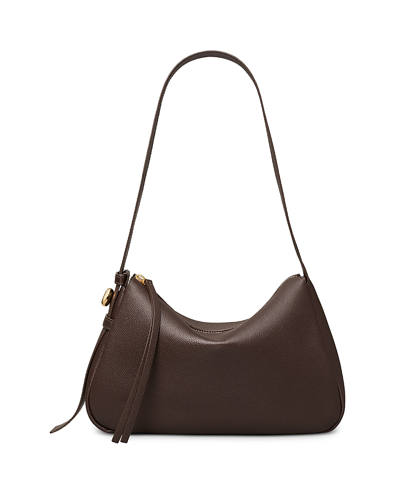 Tory Burch Zip-fastening Flap Shoulder Bag In Brown