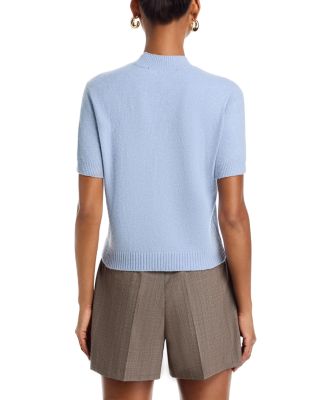 Vhari Knit Mock Neck Top