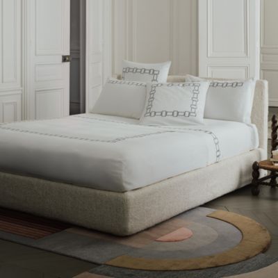 Bold Bicolor Embroidery Sheet Set, King