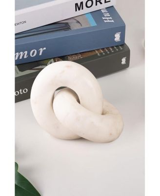  Munich White Marble Knot Sculpture