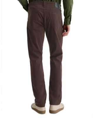 Everett 34&amp;quot; Slim Straight Twill Pants in RawUmber