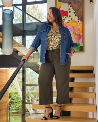 Long Sleeve Button Front Shirt