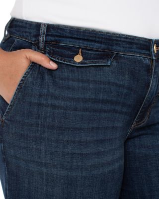 Stride High Rise Wide Leg Jeans in Albany